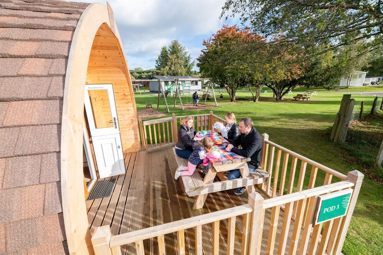 Glamping in Aberdeenshire, Scotland Deeside Holiday Park