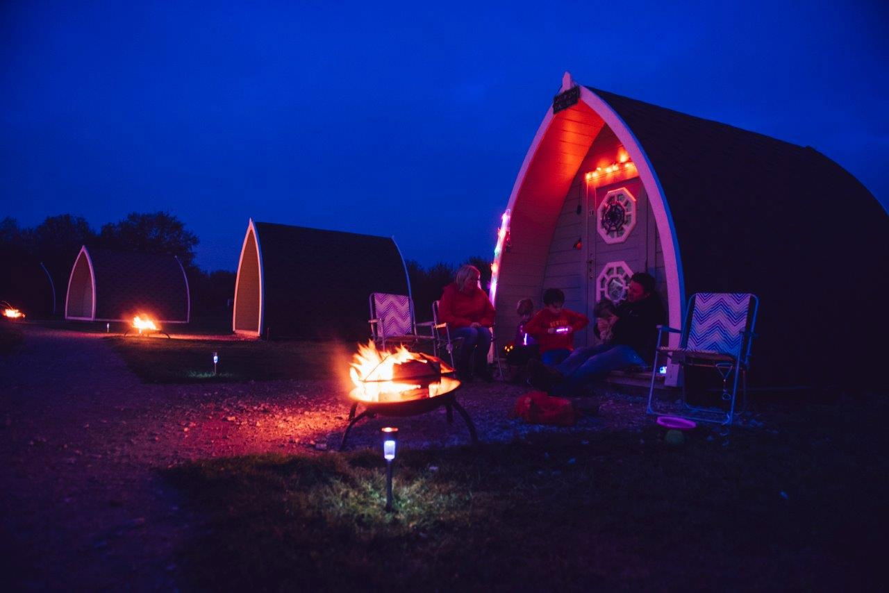 Glamping holidays near Blackpool in Lancashire, Northern England - Stanley Villa Farm Camping