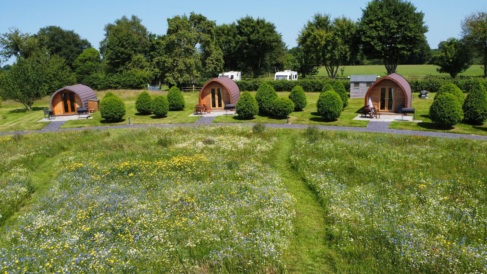Glamping holidays in Cheshire, Northern England - Bradley Hall Rural Escapes