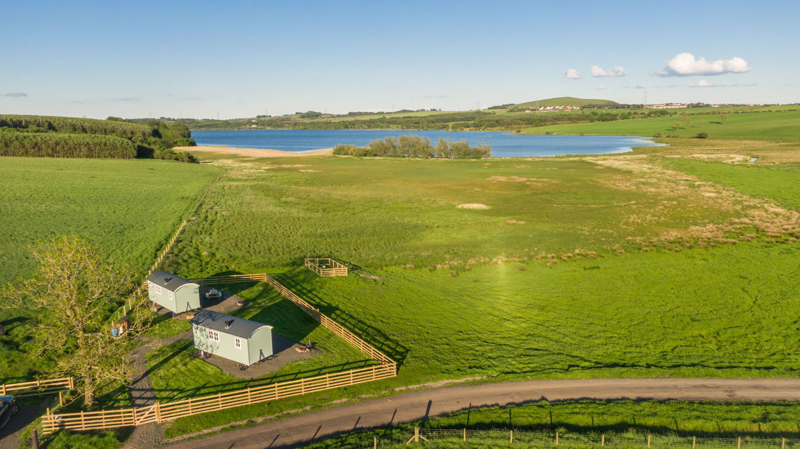 Glamping holidays near Edinburgh, Southern Scotland - Craigduckie Shepherds Huts