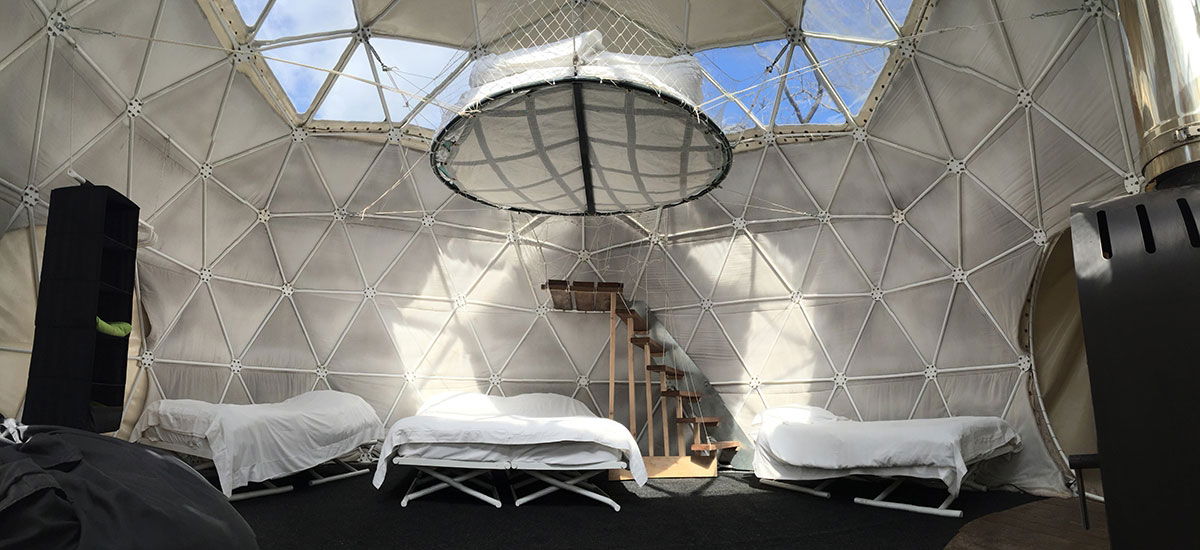 Glamping holidays in Gloucestershire, South West England - The Dome Garden