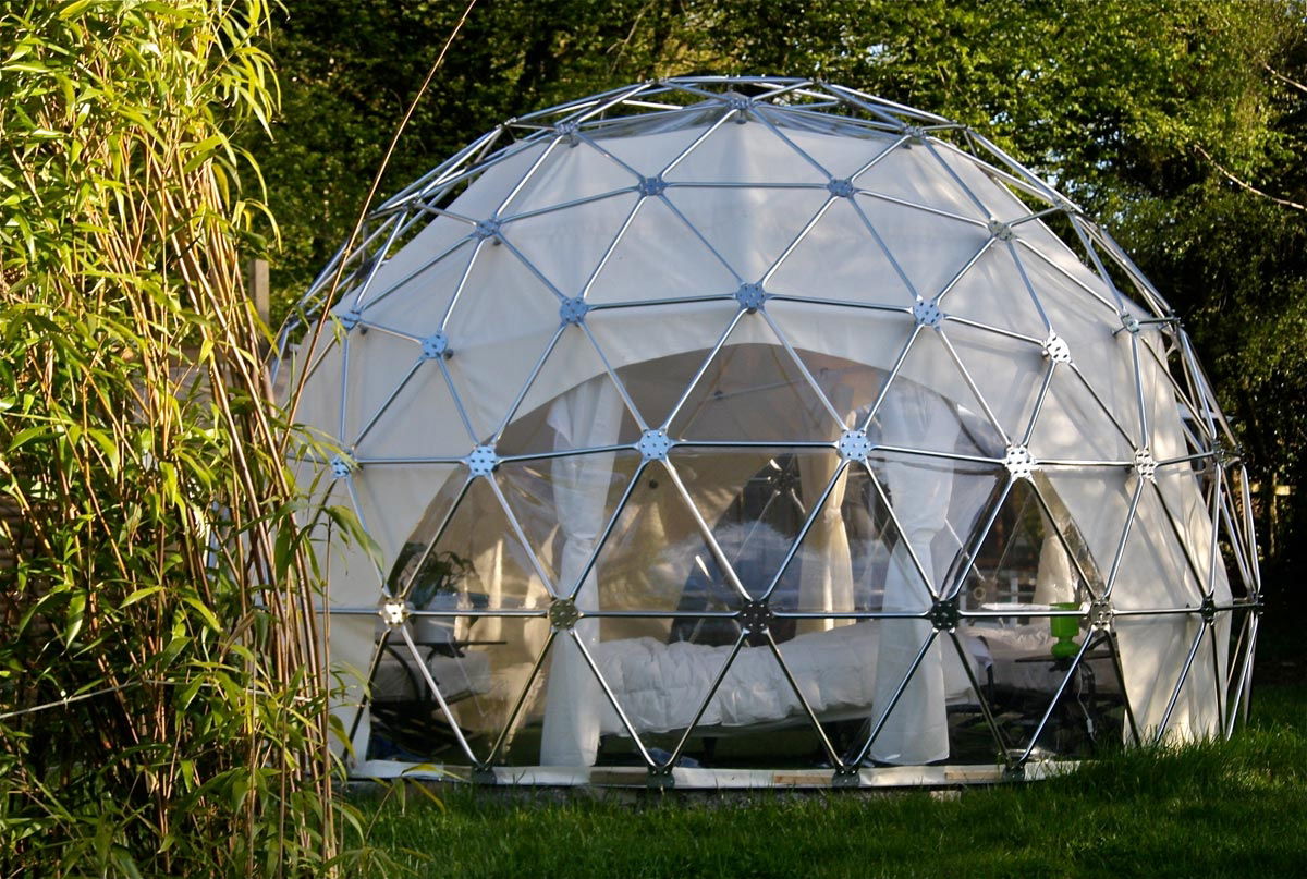 Glamping holidays in Gloucestershire, South West England - The Dome Garden
