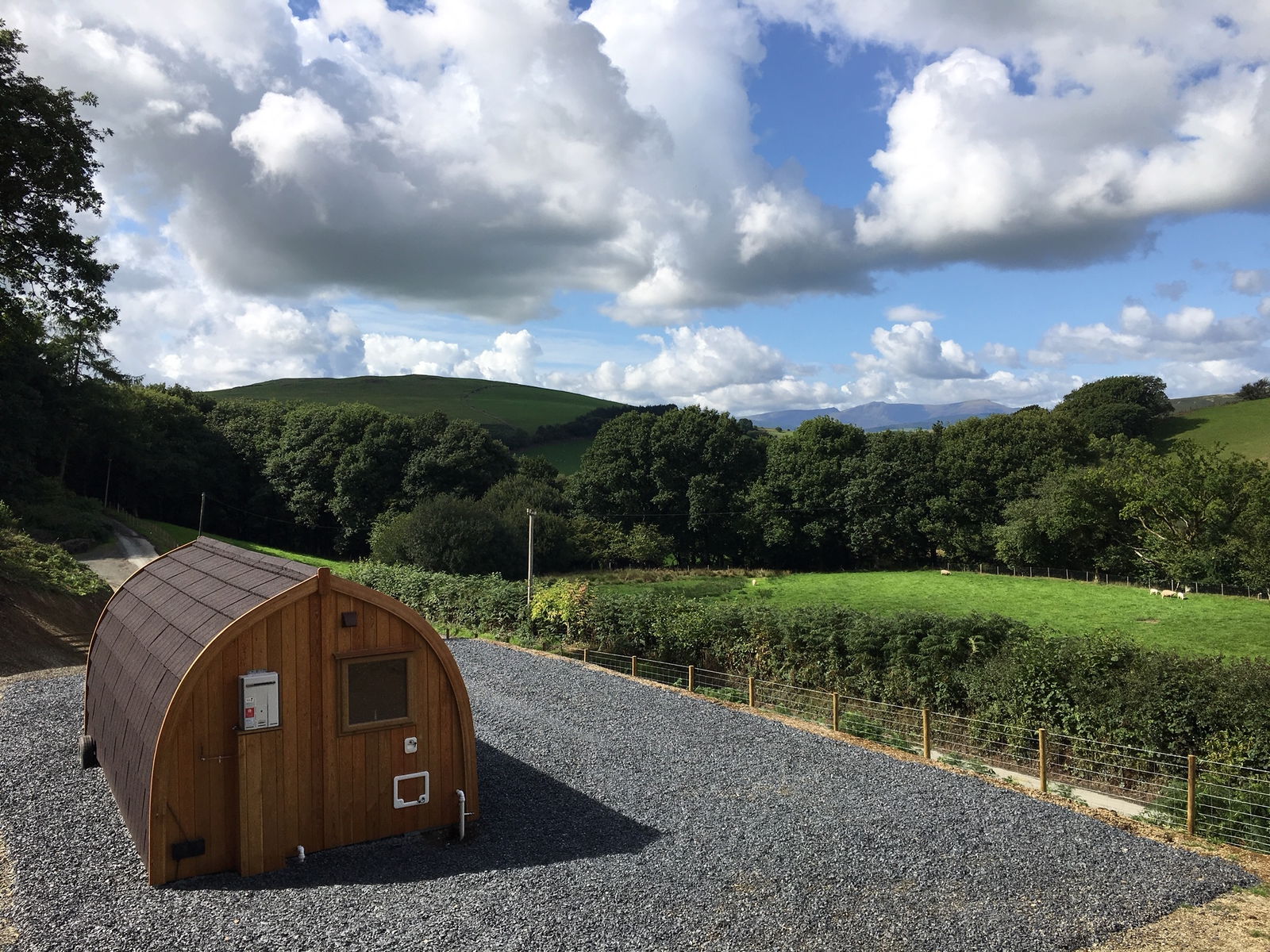 Glamping holidays in Powys, Mid Wales - Cil y Coed Luxury Pod