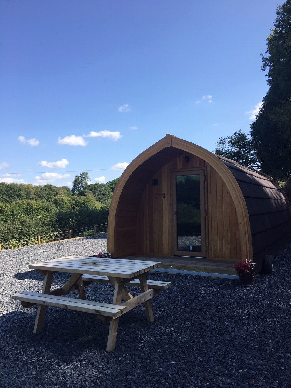 Glamping holidays in Powys, Mid Wales - Cil y Coed Luxury Pod