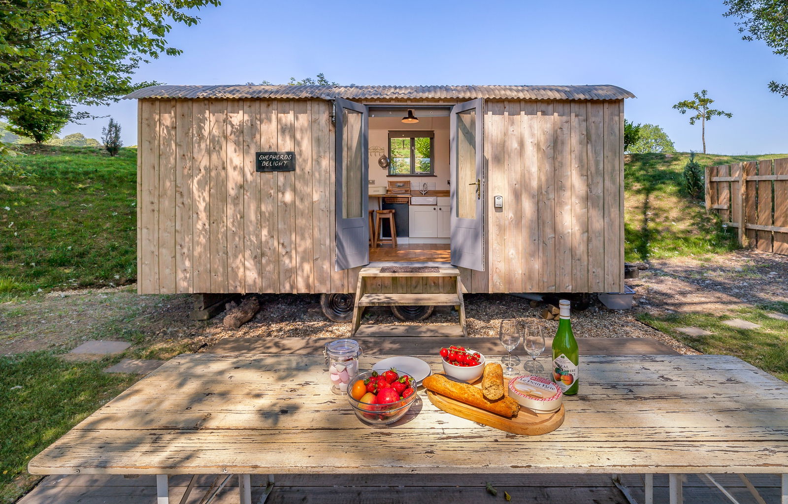Glamping holidays in Somerset, South West England - The Shepherds Hut Retreat