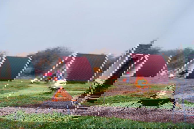 Glamping holidays near Blackpool in Lancashire, Northern England - Stanley Villa Farm Camping