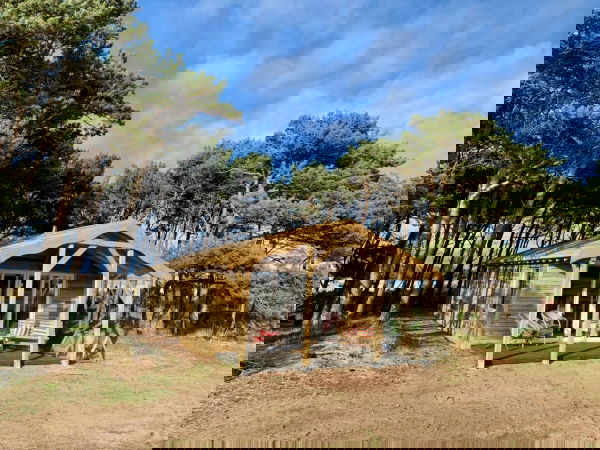 Glamping holidays near Edinburgh in East Lothian, Southern Scotland - Harvest Moon Holidays