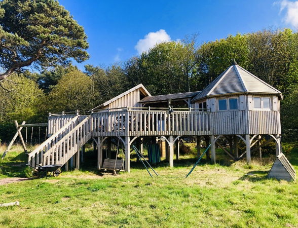 Glamping holidays near Edinburgh in East Lothian, Southern Scotland - Harvest Moon Holidays