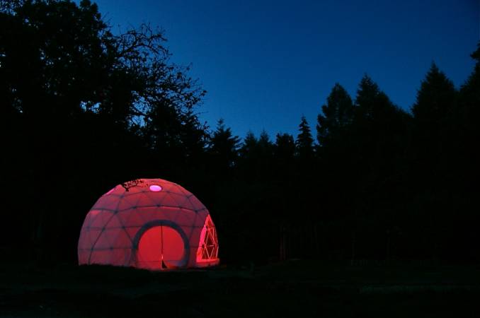 Glamping holidays in Gloucestershire, South West England - The Dome Garden