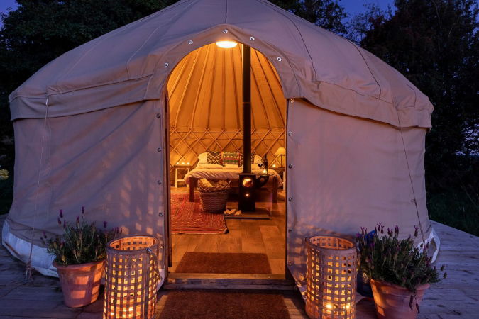 Glamping in North Yorkshire Northern England Yurtshire Fountains