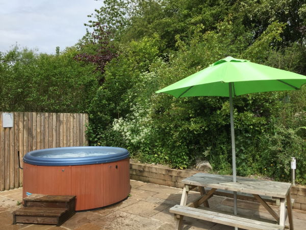 Glamping peak shop district hot tub