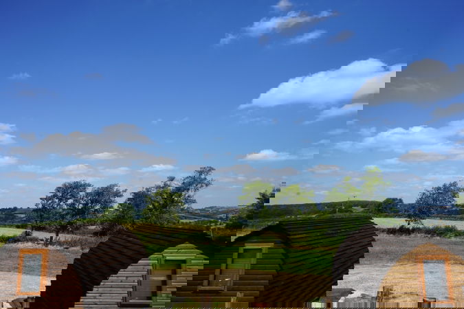 Glamping holidays near the Peak District, Derbyshire, Central England - Poplars Farm