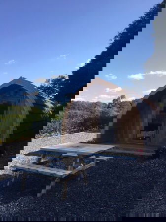 Glamping holidays in Powys, Mid Wales - Cil y Coed Luxury Pod