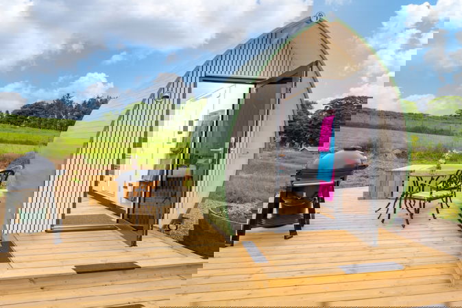 Glamping In Scottish Borders Scotland Air Pods