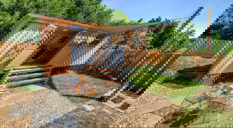 Glamping holidays in Somerset, South West England - The Shepherds Hut Retreat