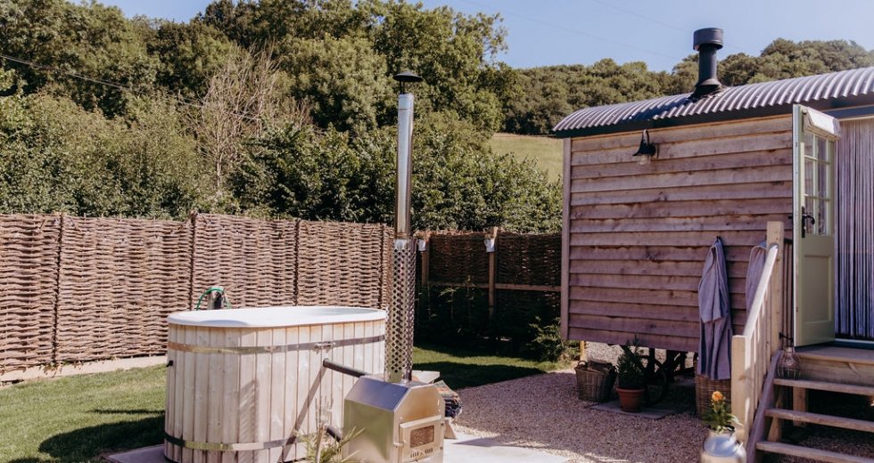 Glamping holidays in Somerset, South West England - Collie Shepherd Huts