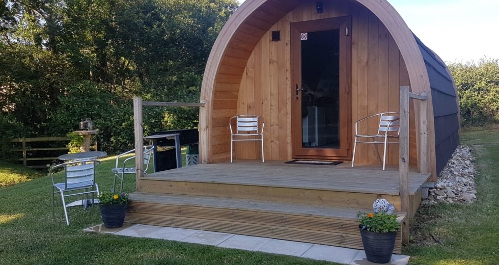 Glamping holidays in Somerset, South West England - Barley Hill Pod