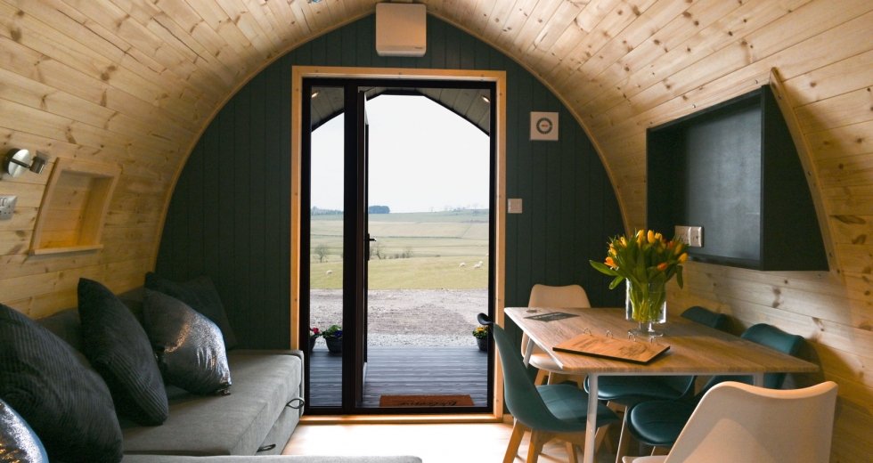 Glamping holidays near the Lake District, Cumbria, Northern England - Castle Guards Farm Retreat