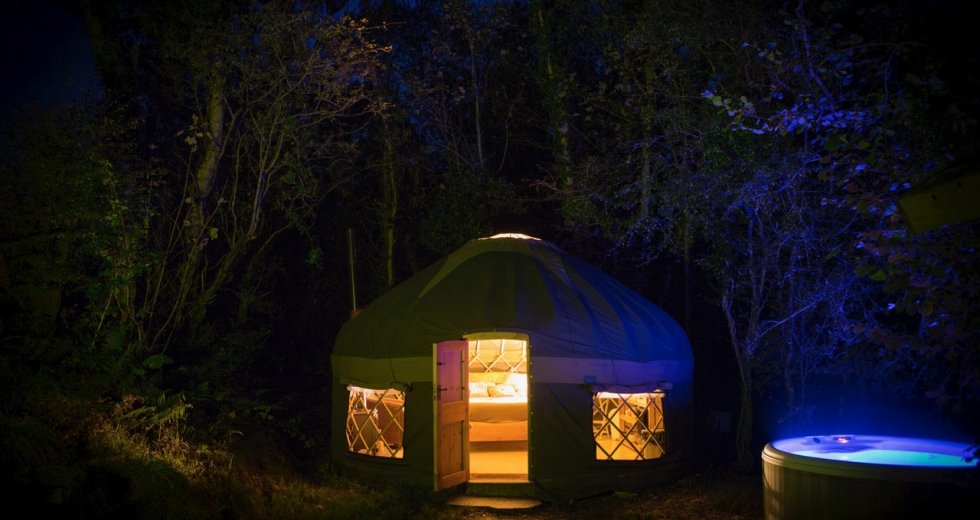 Glamping holidays in Carmarthenshire, South Wales - The Yurt Hideaway