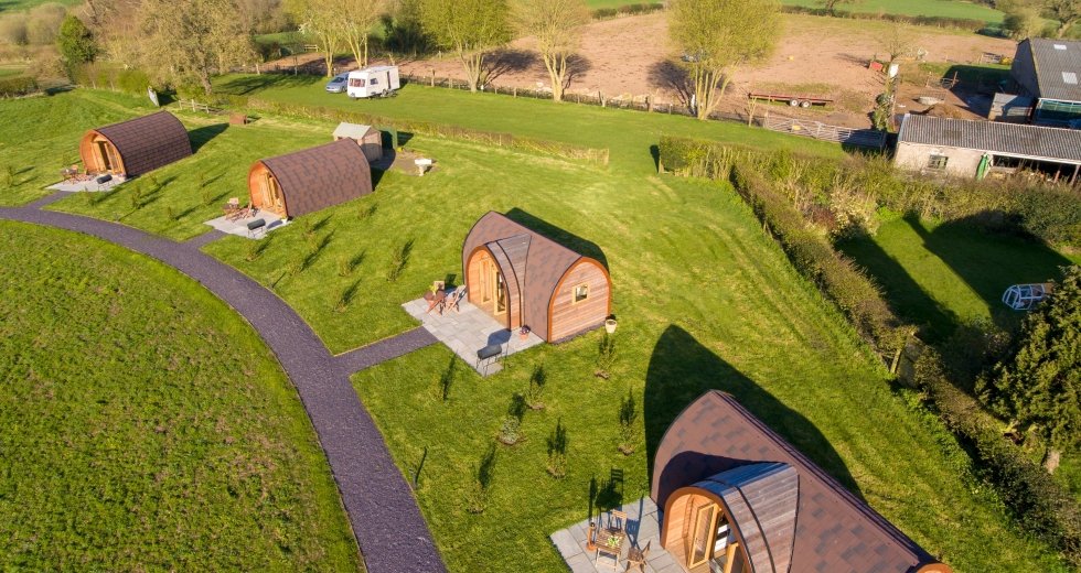 Glamping holidays in Cheshire, Northern England - Bradley Hall Rural Escapes