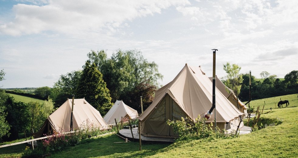 Glamping holidays in Devon, South West England - Deer's Leap Retreat