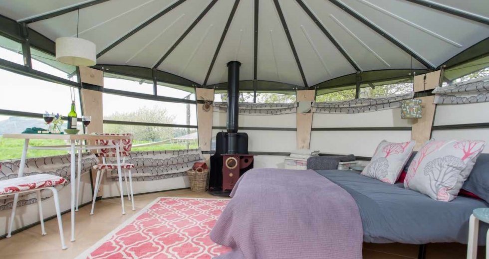 Glamping holidays in Devon, South West England - Fingle Caban