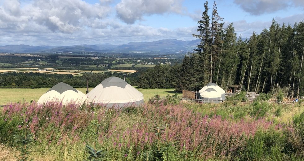 Glamping holidays in Perthshire, Northern Scotland - Alexander House