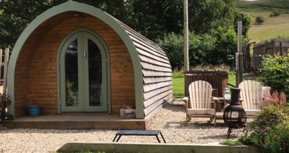 Glamping holidays in Powys, Mid Wales - Rainbow Pods