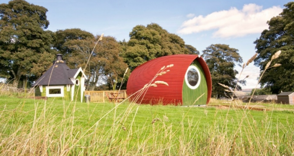 Glamping holidays in Scottish Borders, Southern Scotland - Air Pods