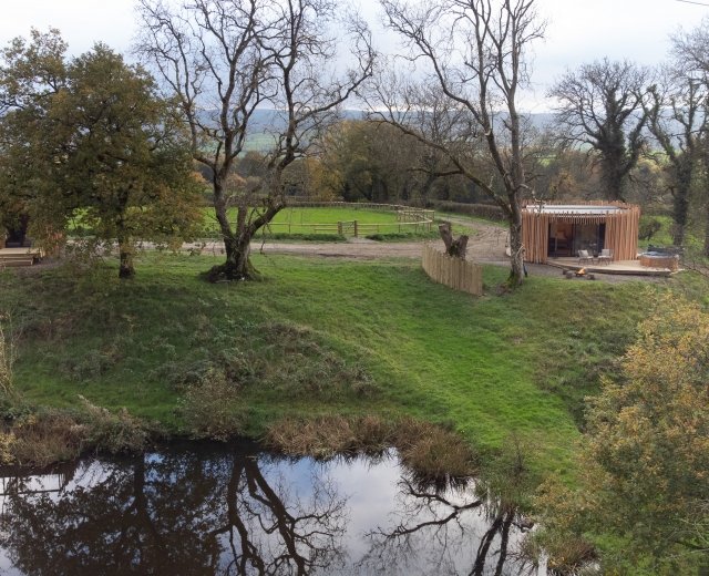 Glamping holidays in Carmarthenshire, South Wales - Pond View Lodges