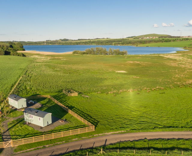 Glamping holidays near Edinburgh, Southern Scotland - Craigduckie Shepherds Huts
