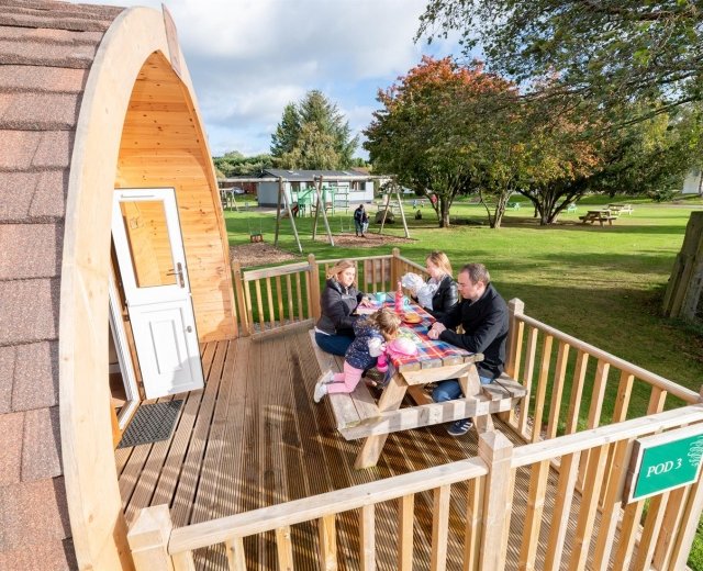 Glamping holidays in Aberdeenshire, Northern Scotland - Deeside Holiday Park