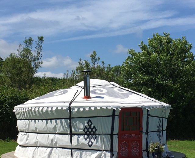 Glamping holidays in South Devon, South West England - Hemsford Yurt Camp