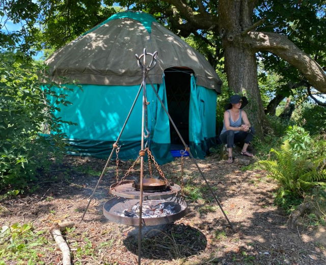 Glamping holidays in Carmarthenshire, South Wales - Bryn a Môr