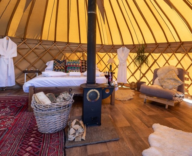 Glamping holidays in North Yorkshire, Northern England - Yurtshire Fountains