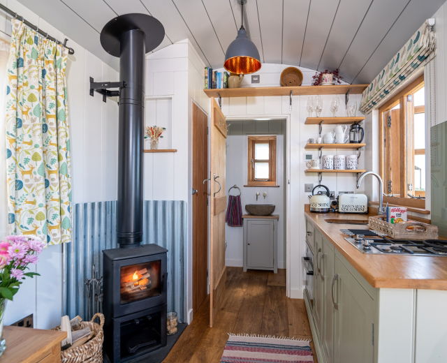Glamping holidays in Somerset, South West England - Collie Shepherd Huts