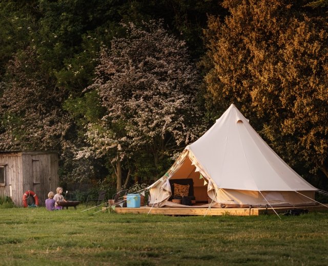 Glamping holidays in Wiltshire, South West England - Chalke Valley Camping