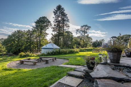 Glamping holidays in Carmarthenshire, South Wales - Fron Farm Yurt Retreat