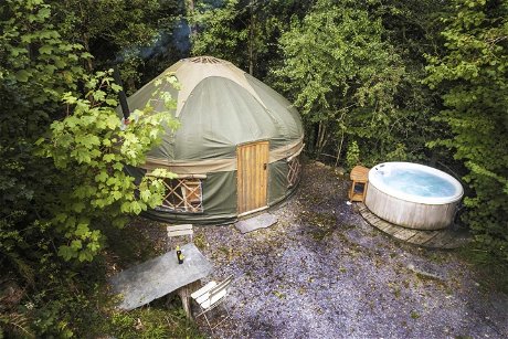 Glamping holidays in Carmarthenshire, South Wales - The Yurt Hideaway