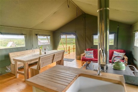 Glamping holidays in Cornwall, South West England - Boswarthen Farm Glamping