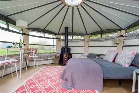 Glamping holidays in Devon, South West England - Fingle Caban