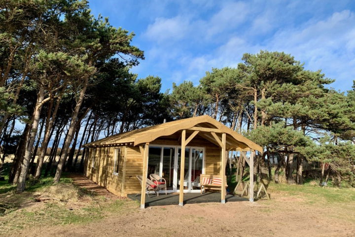 Glamping holidays near Edinburgh in East Lothian, Southern Scotland - Harvest Moon Holidays