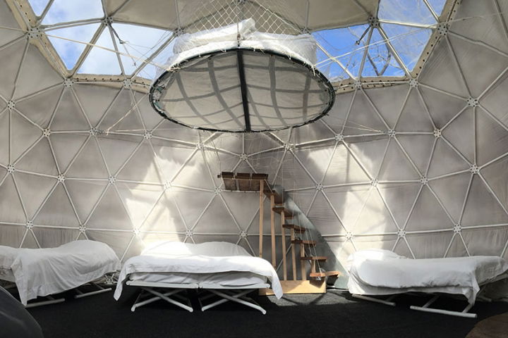 Glamping holidays in Gloucestershire, South West England - The Dome Garden