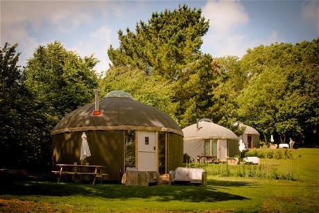 Glamping holidays in Isle of Wight, South East England - The Garlic Farm