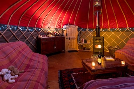 Glamping holidays in the Lake District, Cumbria, Northern England - Long Valley Yurts, Coniston