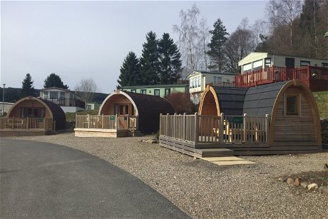 Glamping holidays in Perthshire, Northern Scotland - Corriefodly Holiday Park