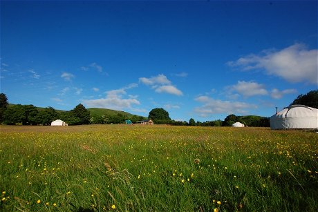Glamping holidays in Powys, Mid Wales - Valley Yurts