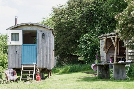 Glamping holidays in Powys, Mid Wales - Wild Meadow