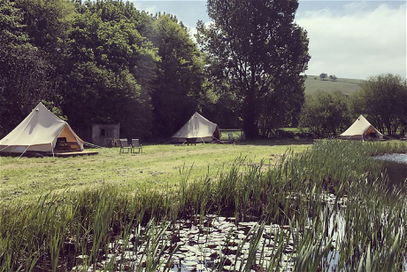 Glamping holidays in Wiltshire, South West England - Chalke Valley Camping