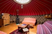 Glamping holidays in the Lake District, Cumbria, Northern England - Long Valley Yurts, Windermere Lakeside